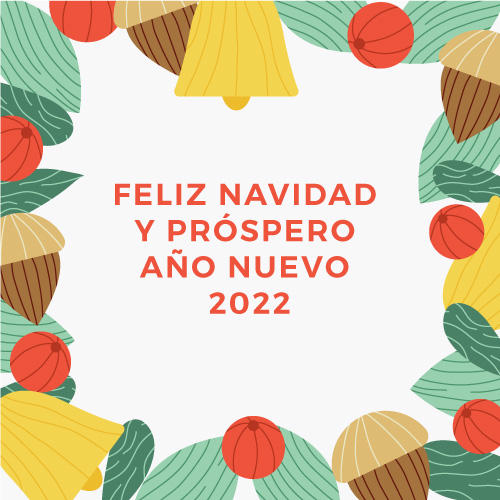 Feliz Navidad y Próspero Año Nuevo 2022